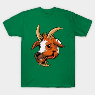 Cartoon Goat T-Shirt